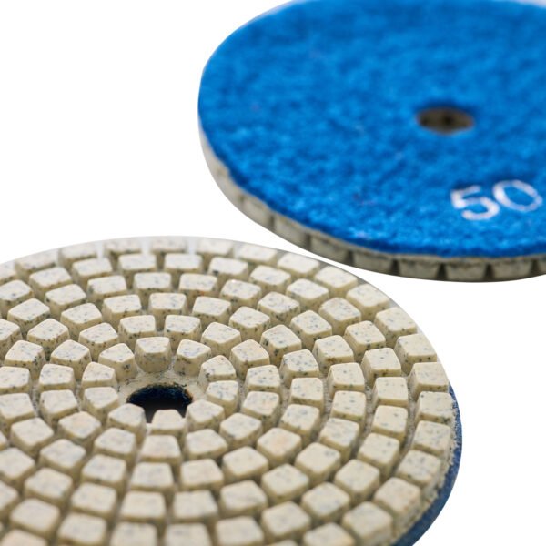 4inch/5inch/7inch White Wet Stone Diamond Polishing Pads For Granite/Marble HC-SPP-0003 - Image 4
