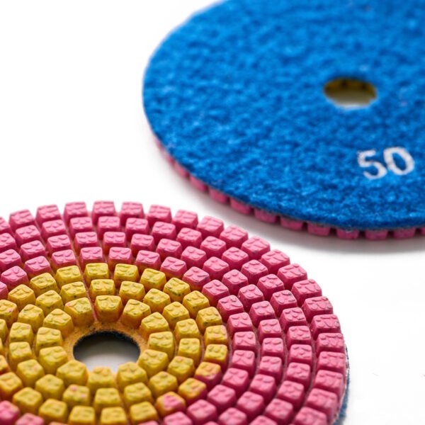 4inch/5inch/8inch Two Colors Wet Stone Diamond Polishing Pads For Granite/Marble HC-SPP-0002 - Image 4
