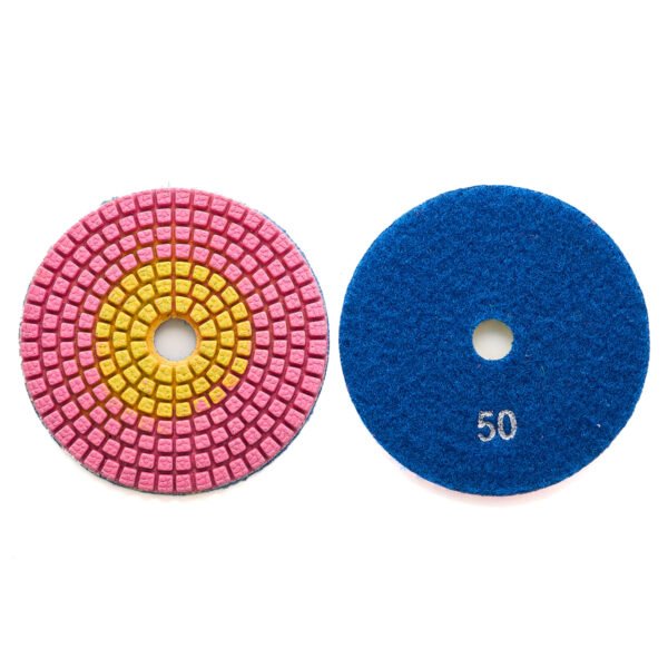 4inch/5inch/8inch Two Colors Wet Stone Diamond Polishing Pads For Granite/Marble HC-SPP-0002 - Image 5