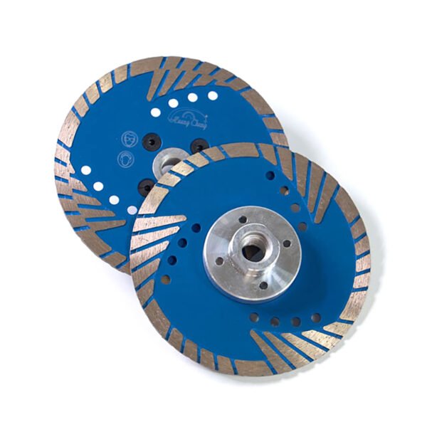 Turbo Diamond Small Saw Blade Cutting Disc for Granite with Removable Long Flange - Image 3