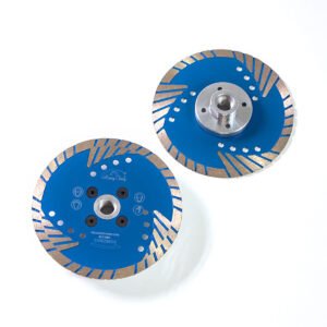Turbo Diamond Small Saw Blade Cutting Disc for Granite with Removable Long Flange