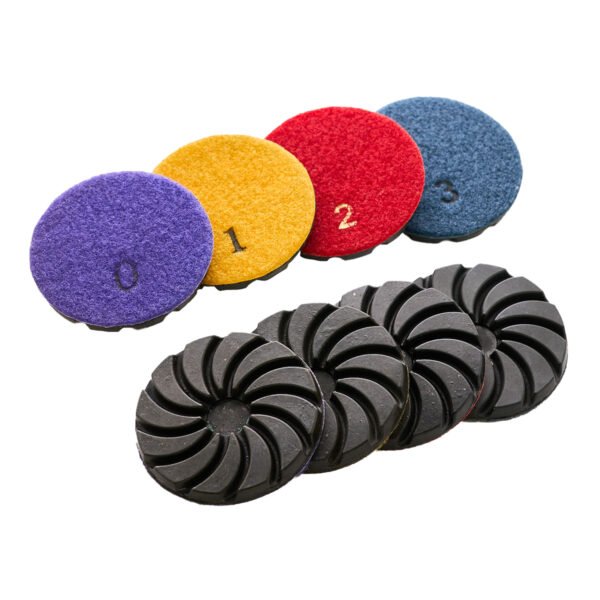 Turbo diamond floor polishing pads concrete HC-CPP-0009 - Image 3