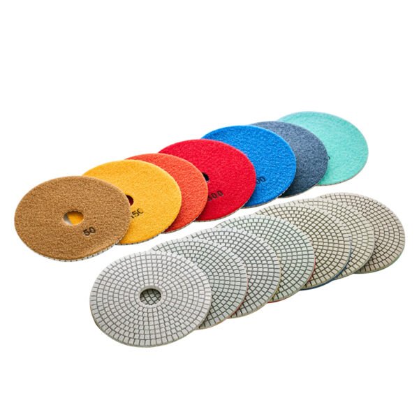 Wet white diamond polishing pads marble HC-SPP-0009 - Image 6