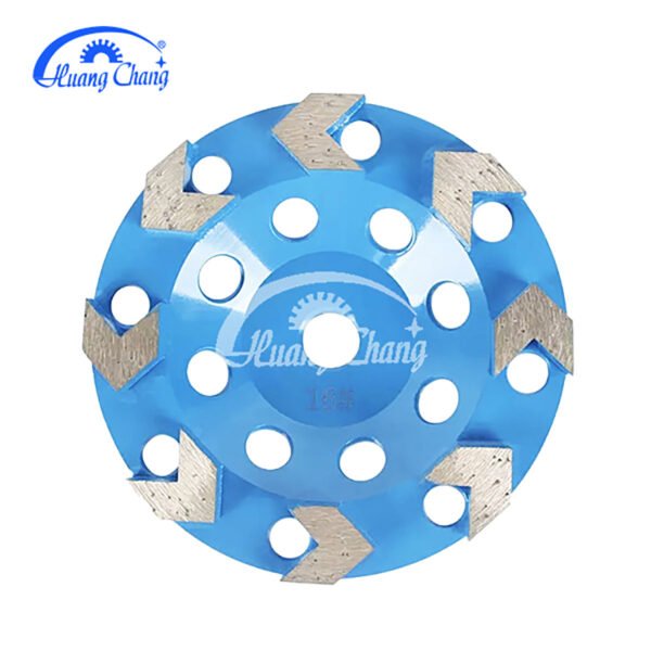 arrow segment diamond grinding cup wheel