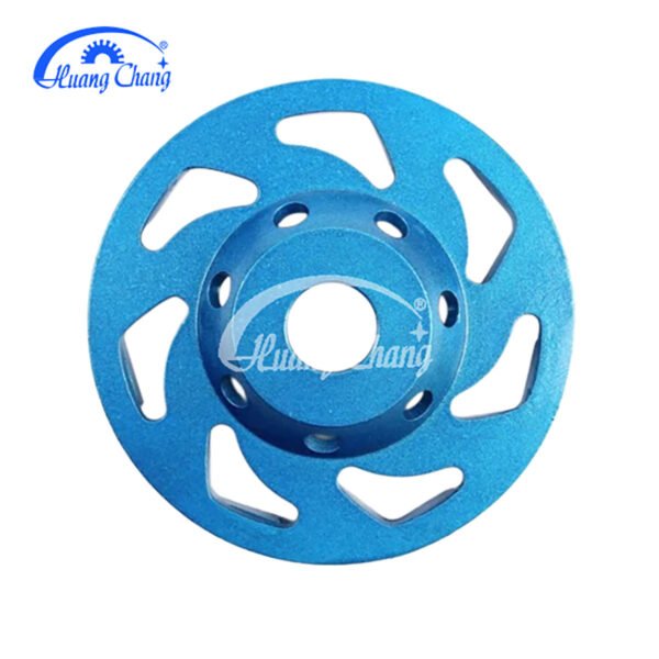 blue arrow segment diamond grinding cup wheel