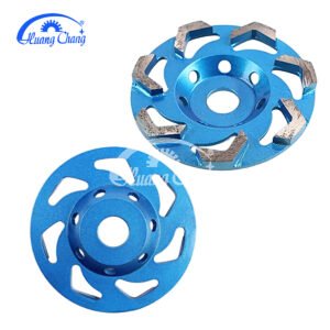 blue arrow segment diamond grinding cup wheel