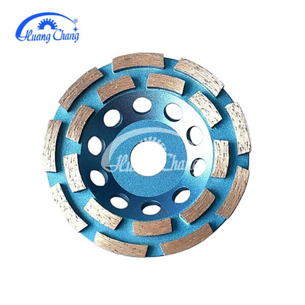 double row segmented diamond cup wheel