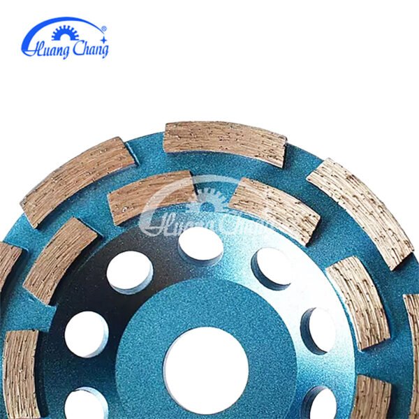 double row segmented diamond cup wheel