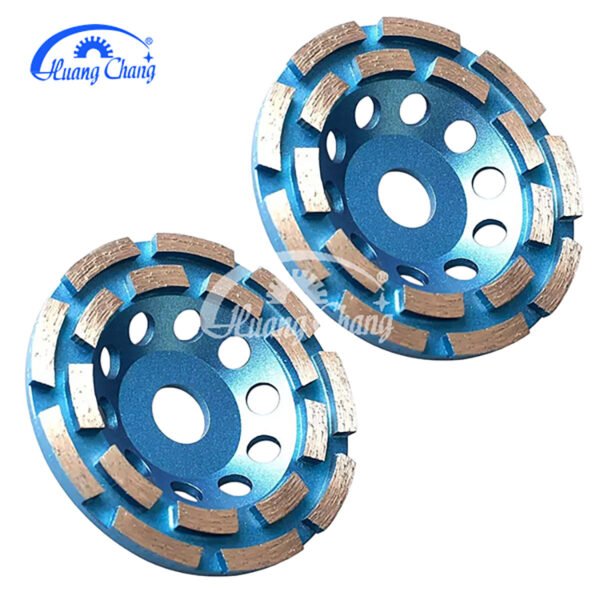 double row segmented diamond cup wheel