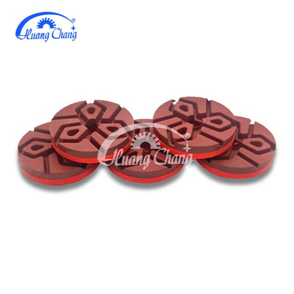 resin edge polishing pads snail lock diamond