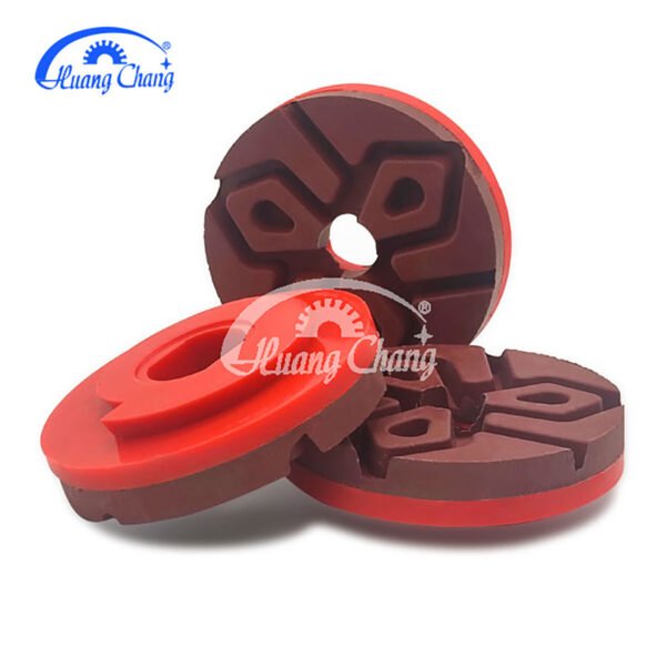 resin edge polishing pads snail lock diamond