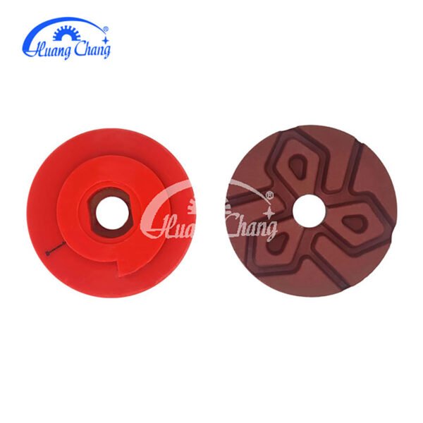 resin edge polishing pads snail lock diamond