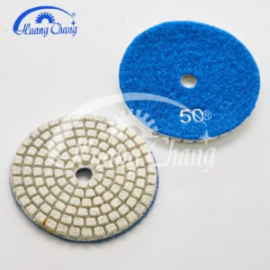 4inch/5inch/6inch white wet stone diamond polishing pads for granite/marble hc spp 0003