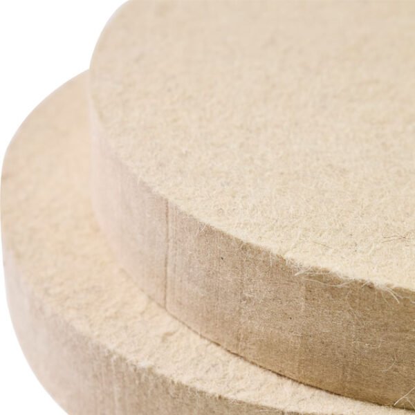 10inch,250x40mm Wool Felt Polishing Wheel for Burnishing Polishing Machine - Image 3