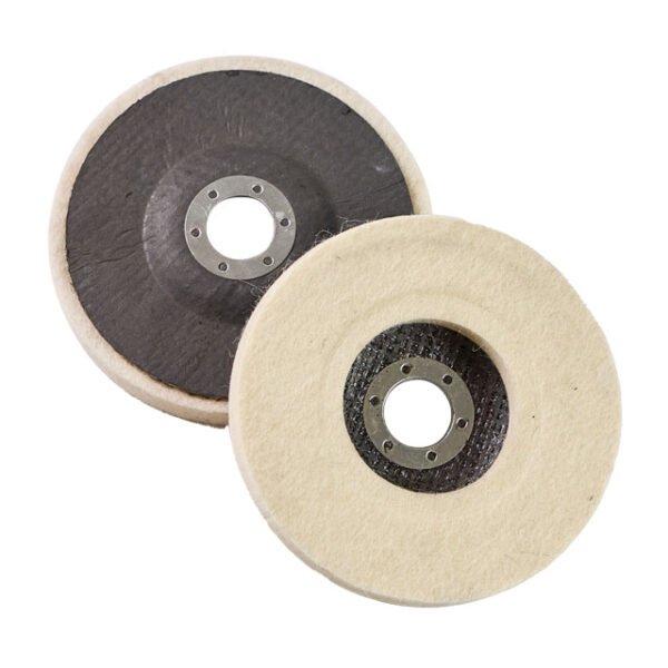 5Pcs Wool Felt Disc Wheel Pad Bore Dia for Metal Marble Wood,100 Angle Grinder - Image 2