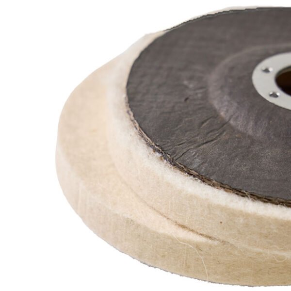5Pcs Wool Felt Disc Wheel Pad Bore Dia for Metal Marble Wood,100 Angle Grinder - Image 3