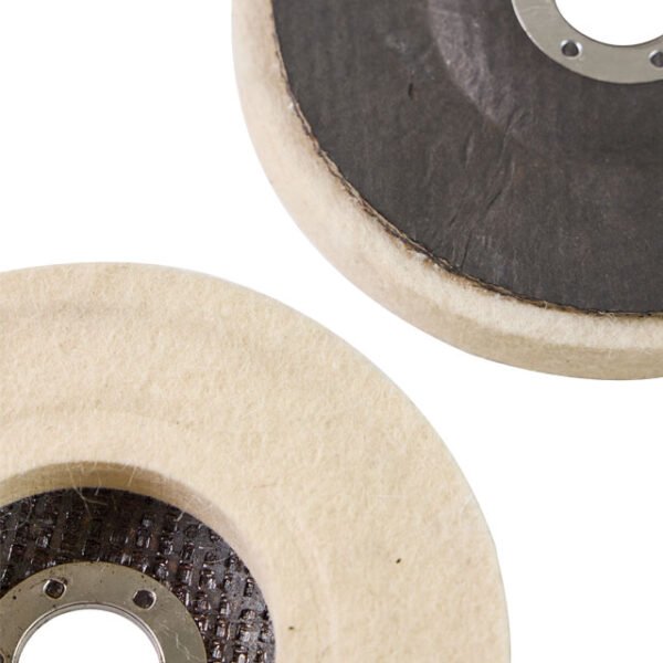 5Pcs Wool Felt Disc Wheel Pad Bore Dia for Metal Marble Wood,100 Angle Grinder - Image 4