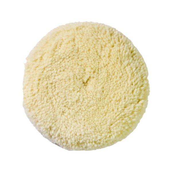 6" Wool Hook & Loop Grip Buffing Pad for Compound Cutting & Polishing - Image 7