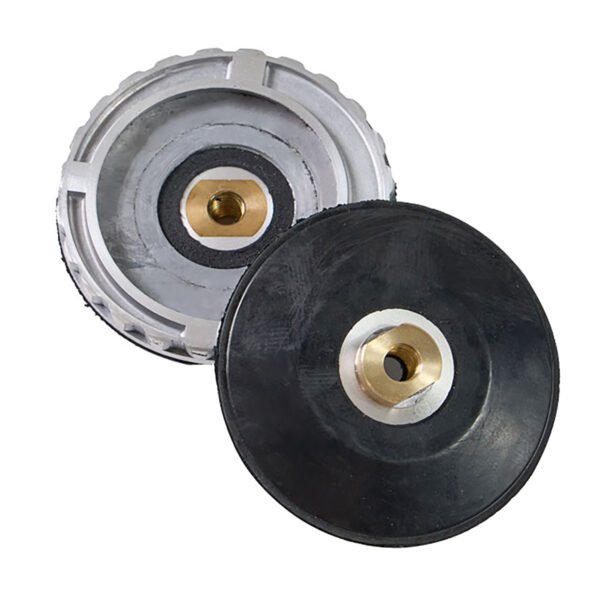 Aluminium Rubber Backer Pad Hook and Loop Backing Pad Snail Lock Adapter Connector - Image 2