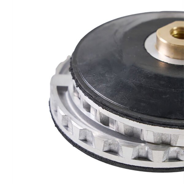 Aluminium Rubber Backer Pad Hook and Loop Backing Pad Snail Lock Adapter Connector - Image 3