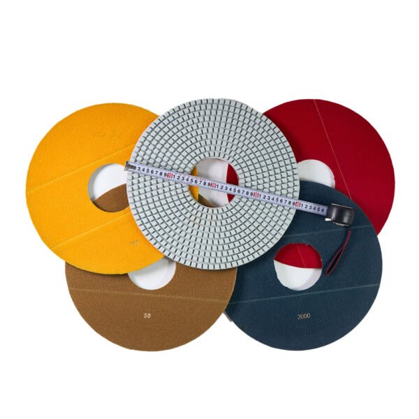 16" 400mm Best Diamond Tools 5 Step Polishing Pads for Marble Granite Stone - Image 8