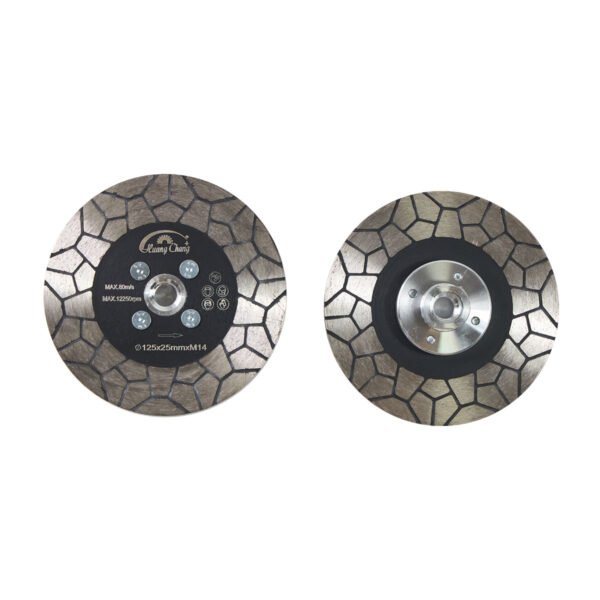 Diamond Saw Blade Mesh Double Sided Cutting Grinding Disc with Flange - Image 6