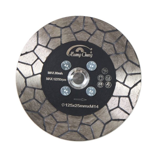 Diamond Saw Blade Mesh Double Sided Cutting Grinding Disc with Flange - Image 7