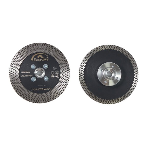 Diamond Saw Blade X Mesh Marble Stone Cutting Grinding Disc with Flange - Image 3
