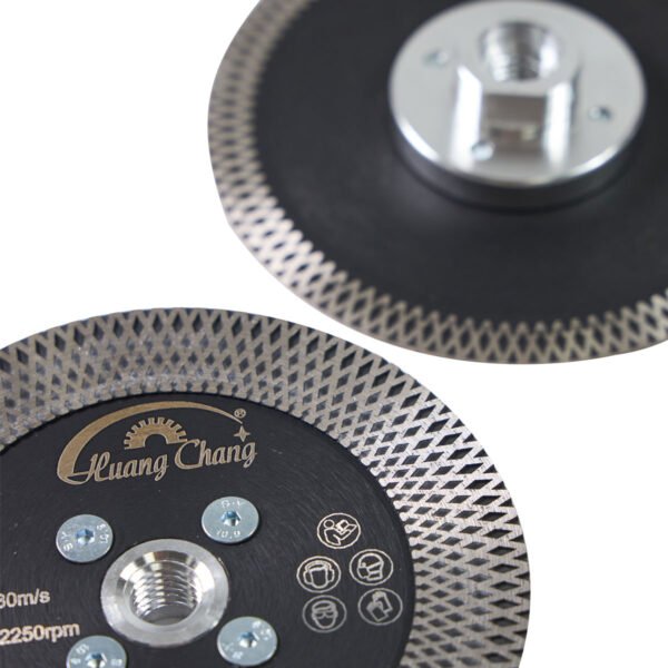 Diamond Saw Blade X Mesh Marble Stone Cutting Grinding Disc with Flange - Image 5