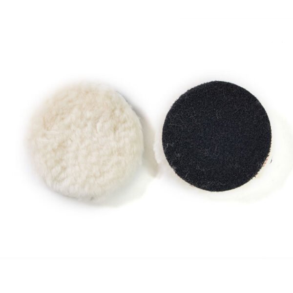 Lambswool Polishing Pads 4 inch Soft Sheepskin Buffing Pads with Hook and Loop Back Design Cutting Pad for Car, Furniture, Glass - Image 6
