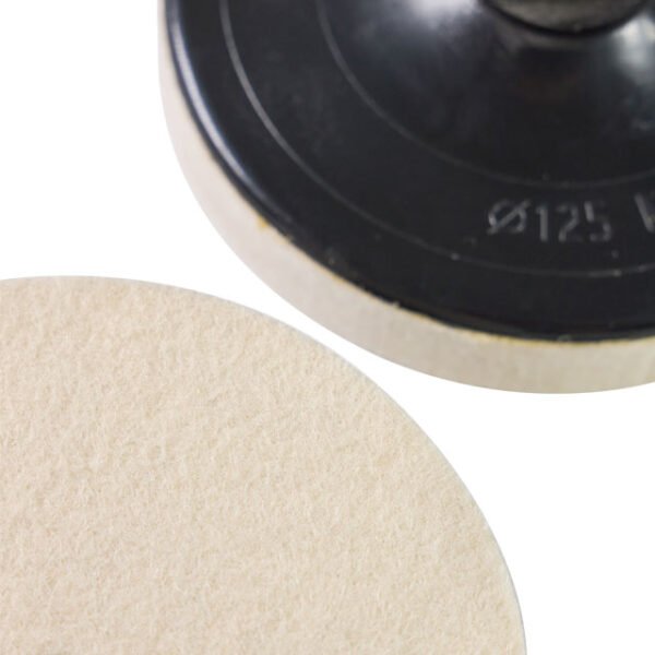 M14,5/8-11 Wool Felt Polishing Pad Buffing Pads for Stone Polishing - Image 4