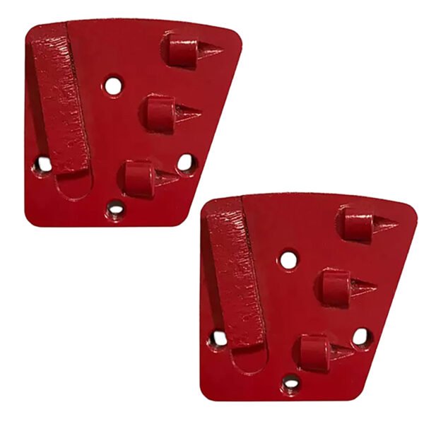 Red Frankfurt PCD Grinding Metal Bond Diamond for Concrete Epoxy Removal