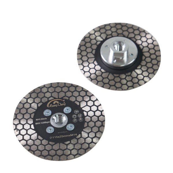 Saw Blade Hexgonal Double Sided Ceramic Marble Cutting Grinding Disc with Flange - Image 4