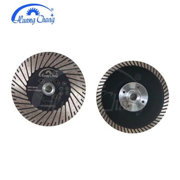 Saw Blade Turbo Marble Stone Cutting Grinding Disc with Flange - Image 3