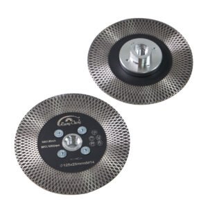Saw Blade X Mesh Double Sided Marble Stone Cutting Grinding Disc with Flange