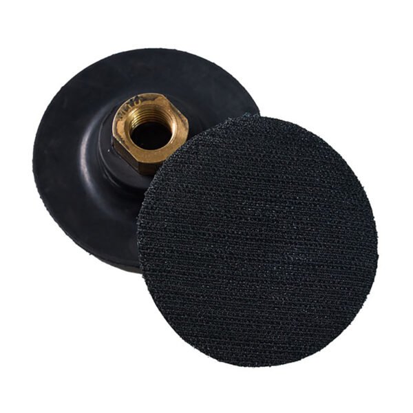 Soft Flexible Rubber Backer Pad Hook and Loop Backing Pad Adapter Connector - Image 2