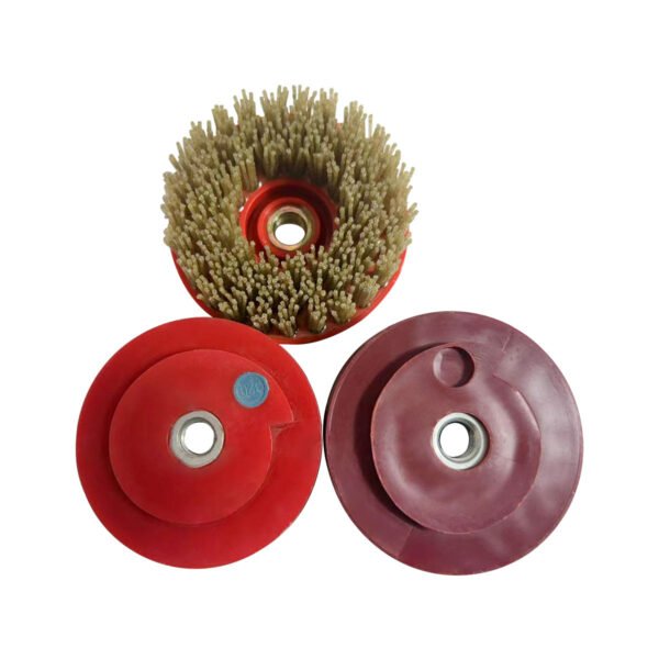 4"/5"/6" Snail Lock Round diamond Dupont Brush M14 - Image 2