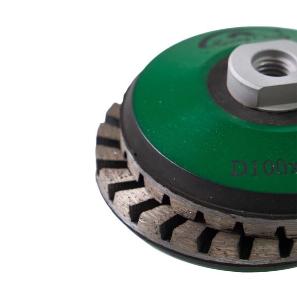 Turbo Diamond Cup Wheel Grinding Wheels M14, 5/8-11 - Image 3
