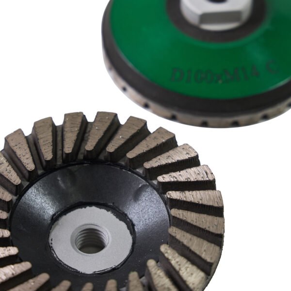 Turbo Diamond Cup Wheel Grinding Wheels M14, 5/8-11 - Image 4